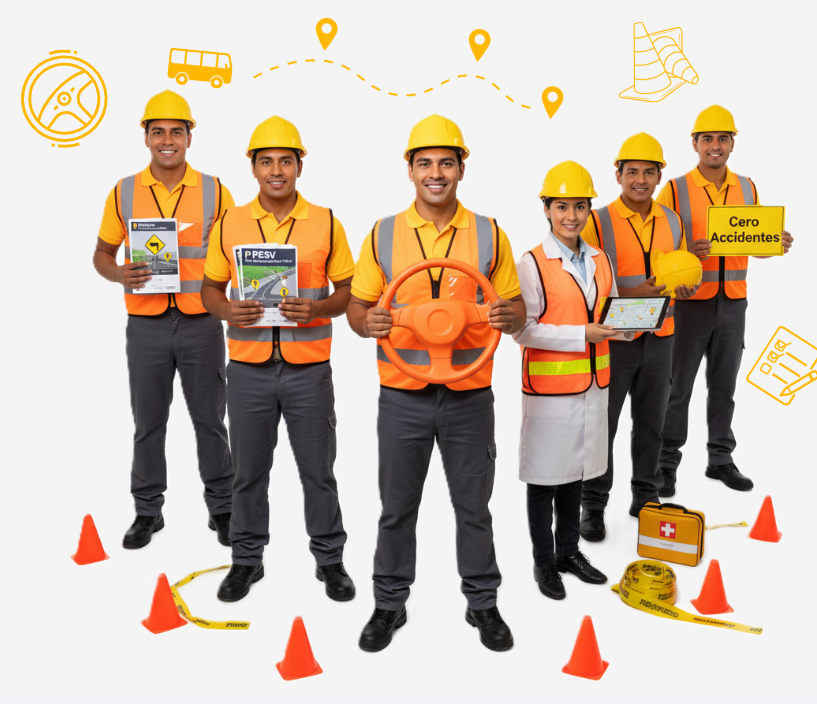A team of professionals from various industries smiling